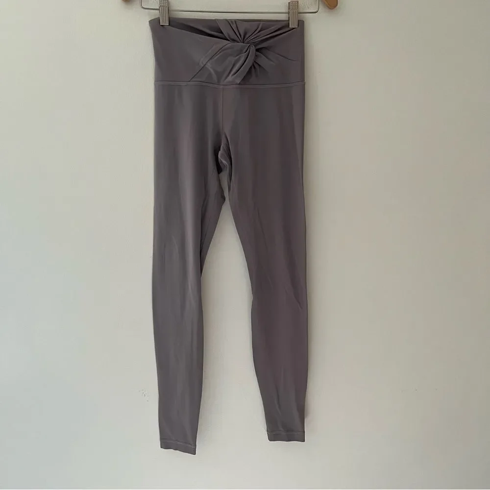 Lululemon Align High Rise Twist Front Full Length Size 4 Purple Special Edition